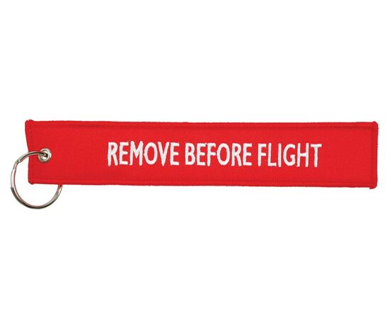 Remove before flight hang tag - By 4YOU Rood - Nilton's 7070-05-A05