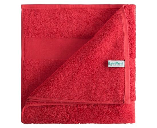 Sophie Muval handdoek 140x70 cm, 520 gr/m2 Rood - Sophie Muval 9500-05-A05