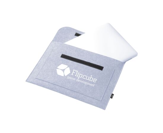 Papillon GRS RPET laptop case Light grey -  080090
