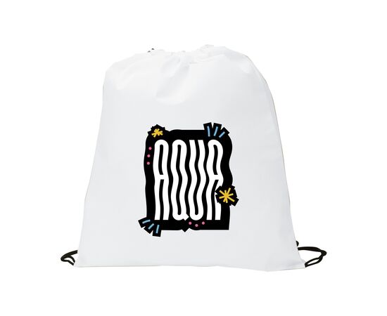 Non-Woven PromoBag backpack White -  200010