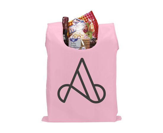 Shop Easy opvouwbare winkeltas Zalm roze -  320265