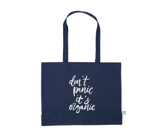ECO Shopper Organic Cotton (180 g/m²) bag Navy -  412332