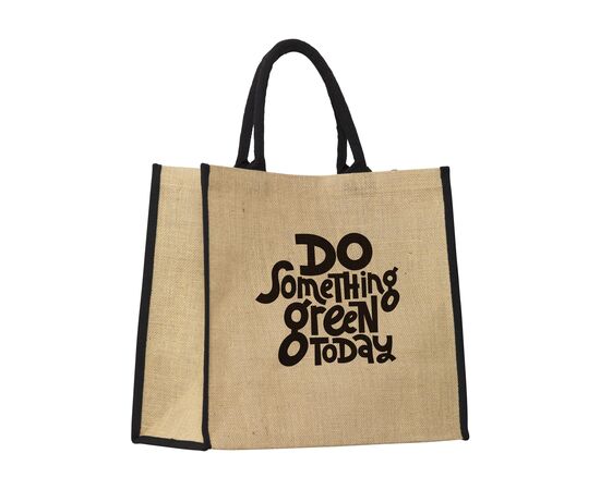 Gerona Jute Shopper sac shopping Noir -  473198