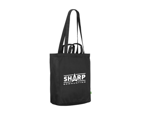 Organic Cotton Canvas Tote Bag (280 g/m²) sac Noir -  523198