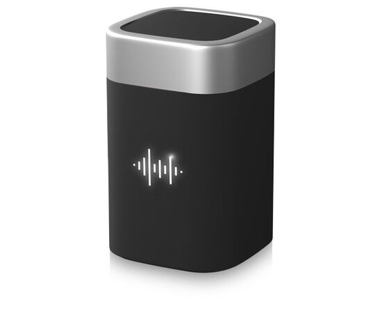 SCX.design S30 5 W Lautsprecher Clever mit Leuchtlogo Silber, Schwarz - SCX.design 1PX02512