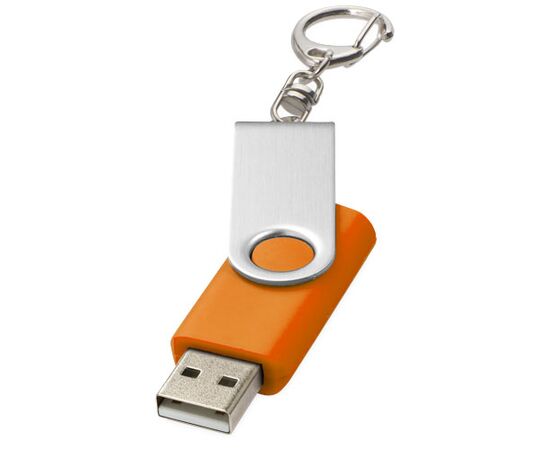 Clé USB rotative avec porte-clés Orange - Unbranded 1Z40010K