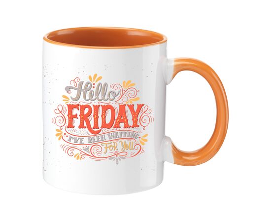 Full Colour Mug Colorato 350 mlmok Oranje -  069150 Full Colour Mug Colorato 350 mlmok Oranje -  069150