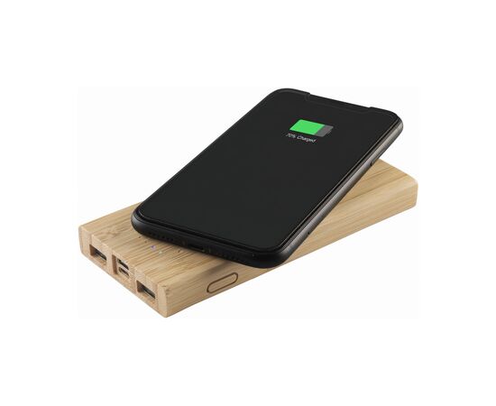 Bamboo 8000 Wireless Powerbank wireless charger Bamboo -  645644