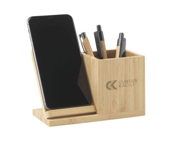 Bamboo Boss 10W support de charge/porte-stylo Bambou -  689444