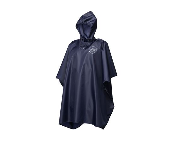 RPET Poncho veste de pluie Bleu foncé -  W09430