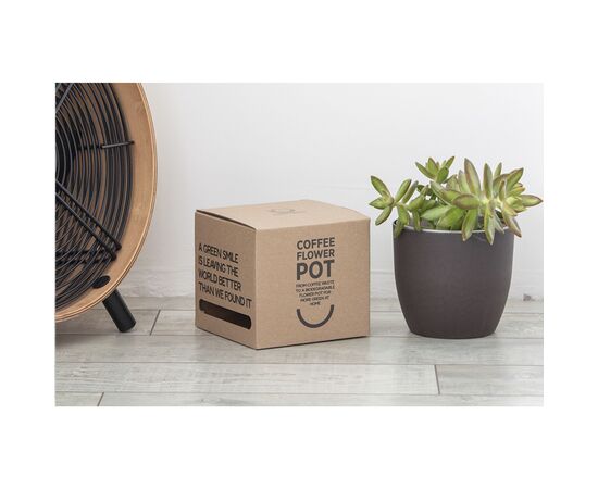 Coffee Flowerpot Blumentopf Braun -  W11640