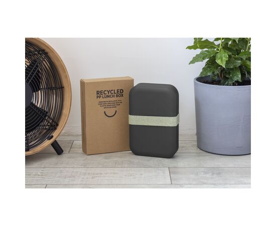 Amuse Recycled PP Lunch Box Large Grijs, Groen - Amuse W15290