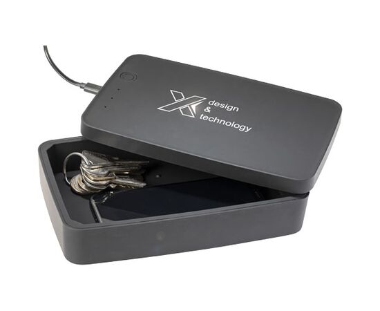 SCX.design W25 UV-C Ladebox mit Leuchtlogo Schwarz - SCX.design 1PX05390