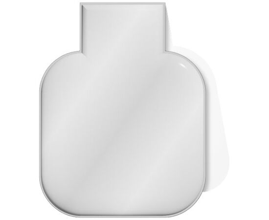 RFX&#8482; M-10 square reflective TPU magnet White - RFX™ 1PR06601