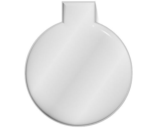 RFX&#8482; M-10 Runder, reflektierender PVC-Magnet, groß Weiß - RFX™ 1PR06901