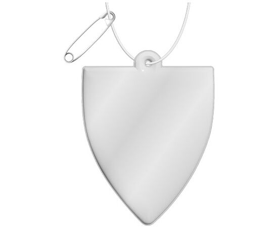 RFX&#8482; H-12 badge reflective TPU hanger White - RFX™ 1PR10501