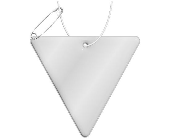 RFX&#8482; H-12 inverted triangle reflective PVC hanger White - RFX™ 1PR11401