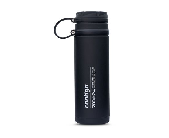 Contigo® Fuse Stainless Steel 700 ml thermosfles Zwart - Contigo 147098