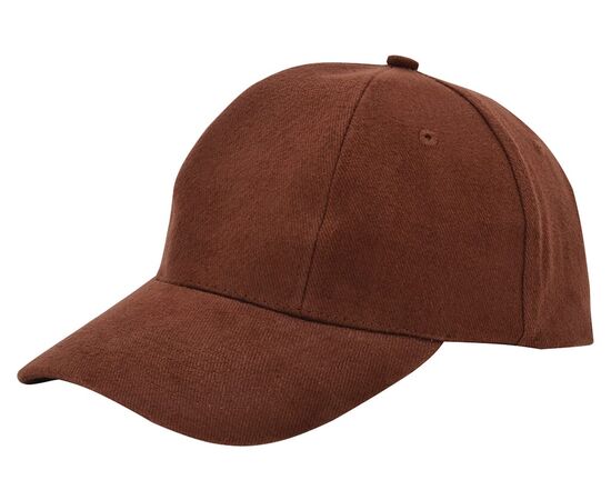 Turned brushed cap Bruin - Nilton's 1733-01-A01