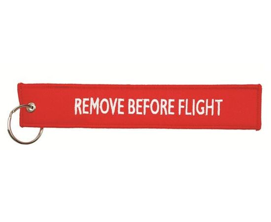 Remove before flight hang tag - By 4YOU Rood - Nilton's 7070-05-A05