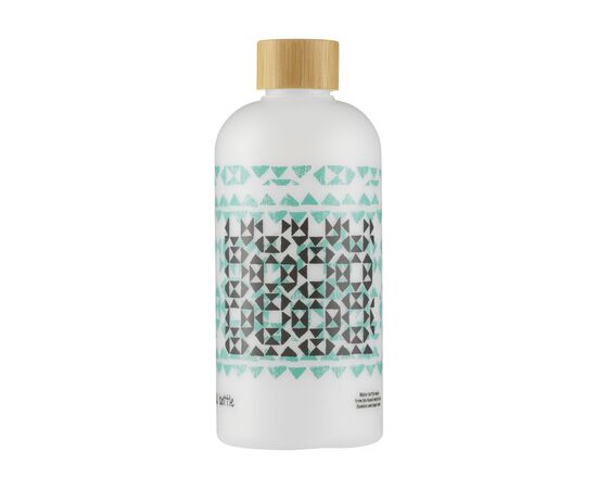 Natural Bottle 500 ml drinkfles Printed sample green -  W05198