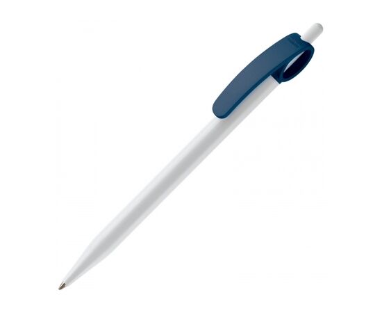 Balpen Covaal hardcolour Wit, Donker Blauw -  LT87657-N0110