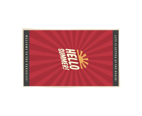Printed BeachTowel 300 g/m² 100x180 strandlaken Full colour -  172699