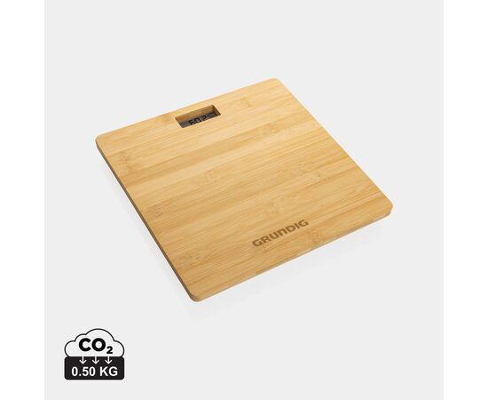 Grundig Bamboo Digital Body Scale Brown - Grundig P279.909
