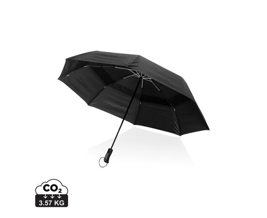 Swiss Peak Aware™ Tornado 27” pocket storm umbrella Black - Swiss Peak P850.331