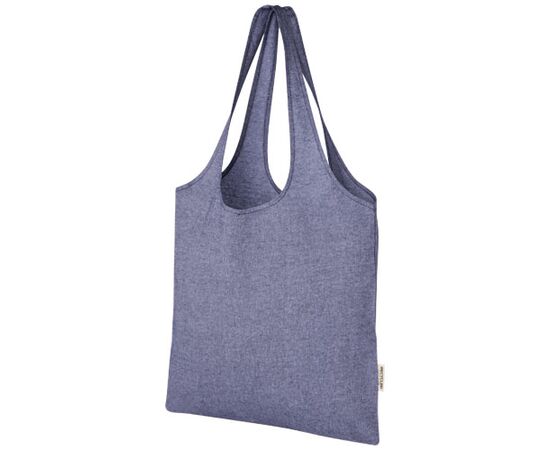 Pheebs 150 g/m² recycled cotton trendy tote bag 7L Heather blue - Unbranded 12064150