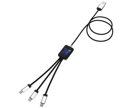 SCX.design C17 eenvoudig te gebruiken oplichtende kabel Blauw, Zwart - SCX.design 2PX00352
