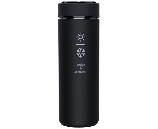 SCX.design D10 Smart Isolierflasche  Schwarz - SCX.design 2PX03990