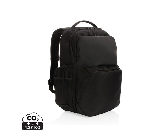 Swiss Peak AWARE™ RPET 15,6 Zoll Pendler-Rucksack Schwarz - Swiss Peak P762.781