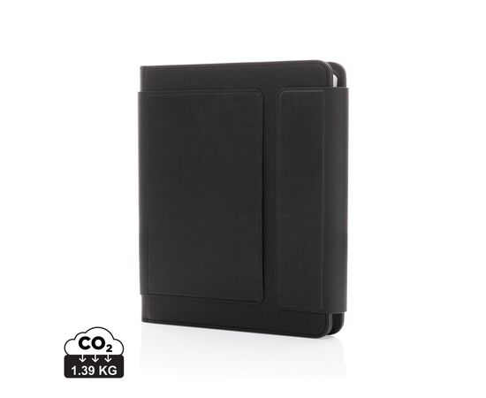 Swiss Peak Heritage RCS rPU A5 stone paper portfolio Black - Swiss Peak P774.421