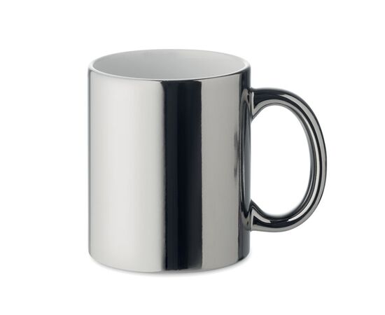 Keramikbecher metallic 300 ml Glänzendes silber -  MO6607-17
