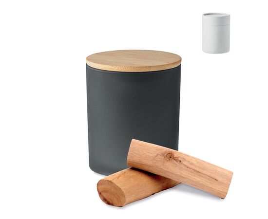 Kerze im Glas 120 g Schwarz -  MO6612-03