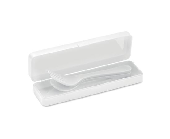 Set de couverts en PP Blanc -  MO6661-06