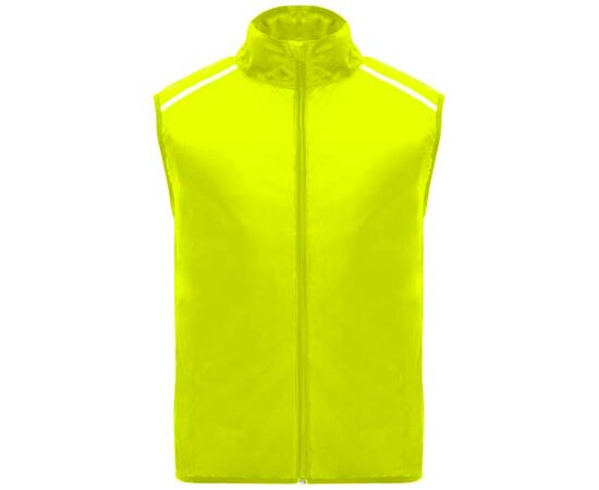 Jannu lichte unisex hardloopbodywarmer Fluor yellow - Roly R66841C3