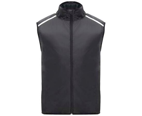 Jannu lichte unisex hardloopbodywarmer Zwart - Roly R66843O0