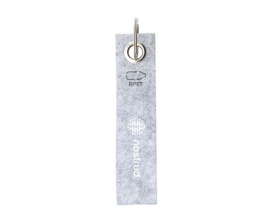 GRS RPET Felt Keyring Light grey -  153191
