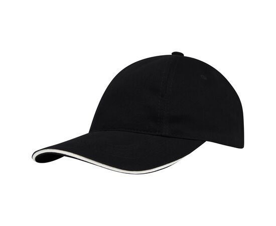Brushed Promo Cap Naturel acc. Naturel Zwart, Wit - Nilton's 1934-03-A06