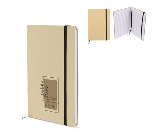 Notitieboek ronde hoeken A6 Bruin -  LT91067-N0051