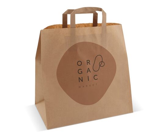 Sac en papier 70g/m² 32x21x33cm Brun -  LT91631-N0051
