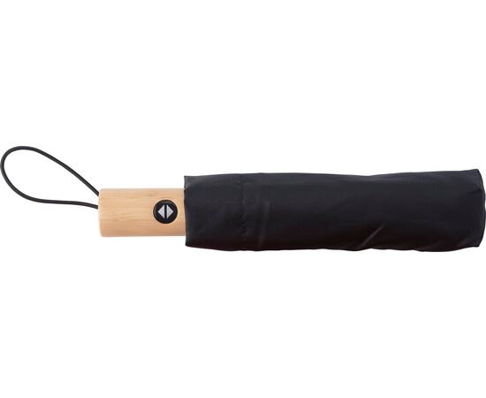 Parapluie pliable en rPET Teodora Noir -  839700.001