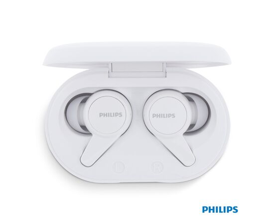 TAT1207 | Philips TWS In-Earbuds With Silicon buds White - Philips Audio LT42266-N0001