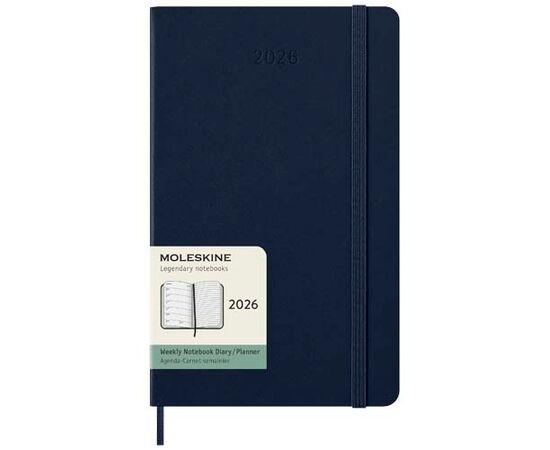 Moleskine Hardcover 12 Monate Wochenkalender L Saphir - Moleskine 10775453