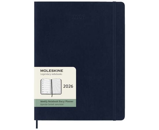 Moleskine Softcover 12 Monate Wochenkalender XL Saphir - Moleskine 10775553