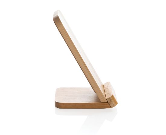 Bamboo 5W wireless charging stand Brown - XD Collection P308.179