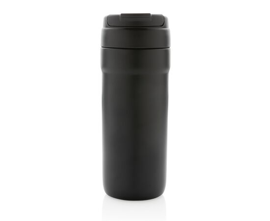 RCS gerecycled RVS beker met warm-koud deksel Zwart - XD Collection P433.131