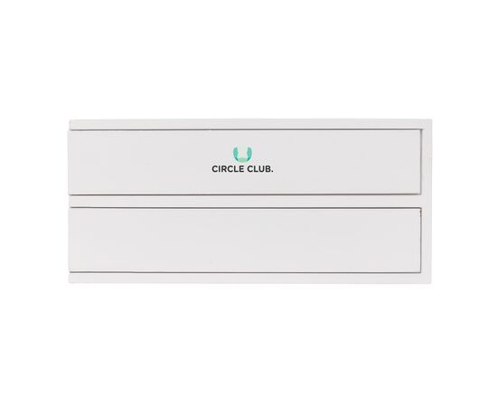 Jeu de mikado/domino en boîte en bois Blanc - XD Collection P940.073
